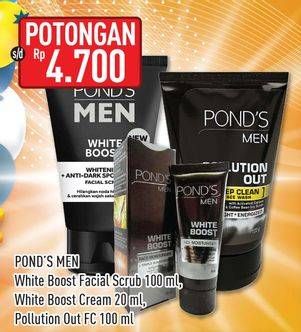 Promo Harga PONDS MEN Facial Scrub/Cream/Facial Wash  - Hypermart