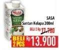 Promo Harga SASA Santan Cair 200 ml - Hypermart