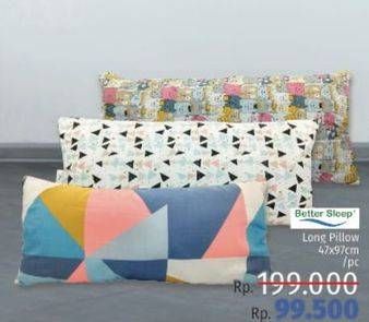 Promo Harga Long Pillow 47 X 97 Cm  - LotteMart