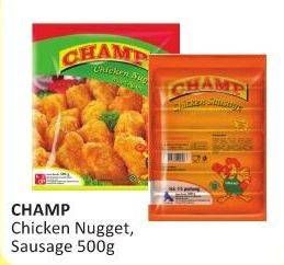 Promo Harga Chicken Nugget, Sausage 500g  - Alfamart