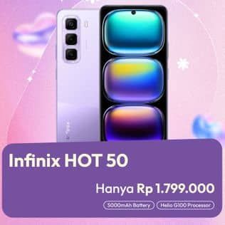 Promo Harga Infinix HOT 50 6/256GB  - Erafone