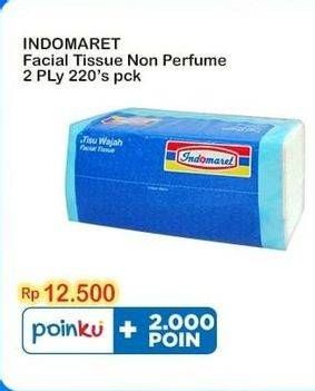 Promo Harga Indomaret Facial Tissue Non Perfumed 220 pcs - Indomaret