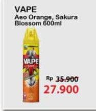 Promo Harga FUMAKILLA VAPE Aerosol Sakura Blossom, Orange 600 ml - Alfamart