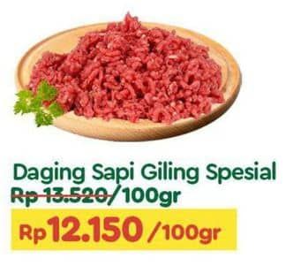 Promo Harga Daging Giling Sapi Spesial per 100 gr - TIP TOP