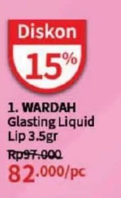 Promo Harga Wardah Glasting Liquid Lip  - Guardian