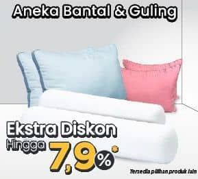 Promo Harga Aneka Bantal & Guling  - COURTS