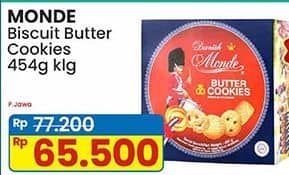 Promo Harga Monde Butter Cookies 454 gr - Indomaret