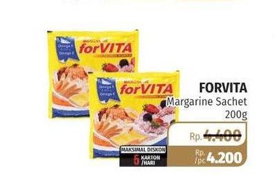 Promo Harga FORVITA Margarine 200 gr - Lotte Grosir