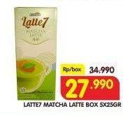 Promo Harga Latte 7 Latte Matcha 5 pcs - Superindo