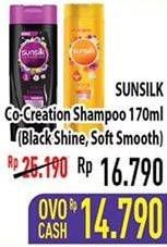 Promo Harga SUNSILK Shampoo Soft Smooth, Black Shine 170 ml - Hypermart