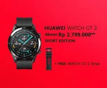 Promo Harga HUAWEI Watch GT 2 (46mm) Smart Watch  - Erafone