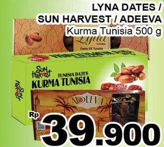Promo Harga LYNA / SUN HARVEST / ADEEVA Kurma Tunisia 500gr  - Giant