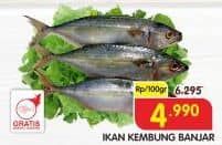 Promo Harga Ikan Kembung Banjar per 100 gr - Superindo