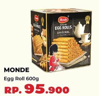 Promo Harga Monde Serena Egg Roll 600 gr - Yogya