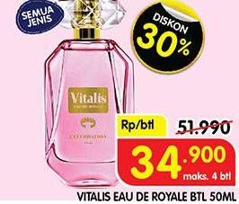 Promo Harga Vitalis Eau De Toilette Royale All Variants 50 ml - Superindo