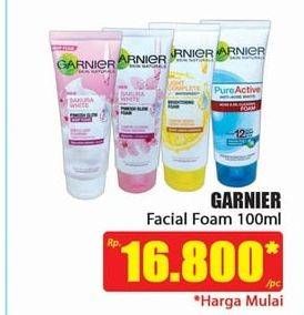 Promo Harga GARNIER Facial Foam 100 ml - Hari Hari