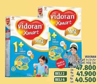 Promo Harga VIDORAN Xmart 1+/3+/5+ All Variants 750 gr - LotteMart