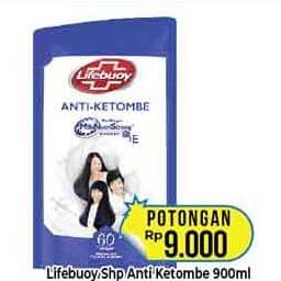 Promo Harga Lifebuoy Shampoo Anti Dandruff 900 ml - Hypermart