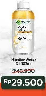Promo Harga GARNIER Micellar Water Oil Infused 125 ml - Alfamart