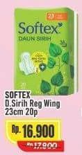 Promo Harga Softex Daun Sirih Wing 23cm 20 pcs - Alfamart