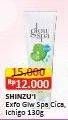 Promo Harga Shinzui Glow Spa Exfoliating Gel Cica, Ichigo 130 ml - Alfamart