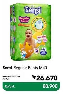 Promo Harga Sensi Regular Pants M40 40 pcs - Carrefour