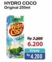 Promo Harga HYDRO COCO Minuman Kelapa Original 250 ml - Alfamart