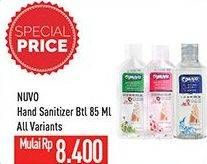 Promo Harga NUVO Hand Sanitizer All Variants 85 ml - Hypermart