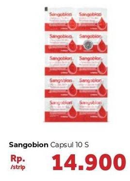 Promo Harga SANGOBION Kapsul Penambah Darah 10 pcs - Carrefour