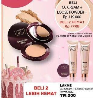 Promo Harga LAKME CC Cream + Loose Powder  - Guardian
