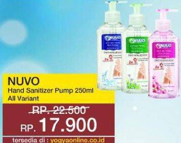 Promo Harga NUVO Hand Sanitizer All Variants 250 ml - Yogya