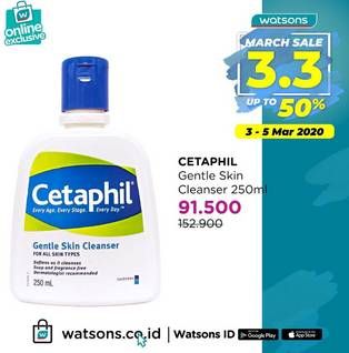 Promo Harga CETAPHIL Gentle Skin Cleanser 250 ml - Watsons