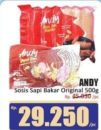 Promo Harga Andy Sosis Bakar Original 500 gr - Hari Hari