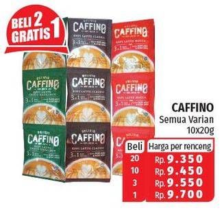 Promo Harga CAFFINO Kopi Latte 3in1 All Variants per 10 sachet 20 gr - Lotte Grosir