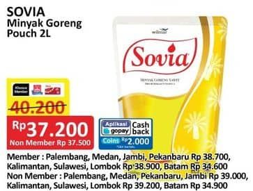 Promo Harga Sovia Minyak Goreng 2000 ml - Alfamart