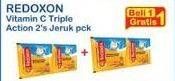 Promo Harga Redoxon Triple Action Jeruk 2 pcs - Indomaret