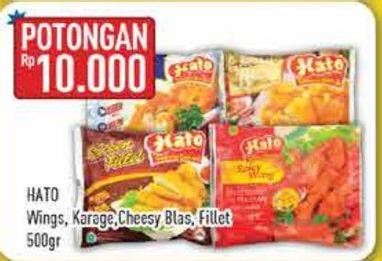 Promo Harga HATO Chicken Karage/ Spicy Wing/ Nugget 500 gr - Hypermart
