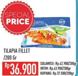 Promo Harga Ikan Nila Tilapia Fillet 200 gr - Hypermart