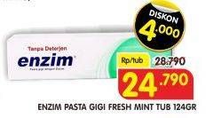 Promo Harga ENZIM Pasta Gigi Mint 124 gr - Superindo