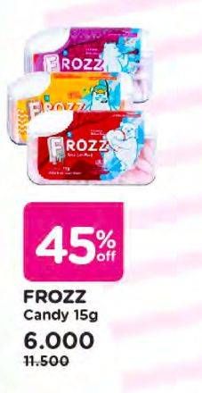 Promo Harga FROZZ Candy All Variants 15 gr - Watsons