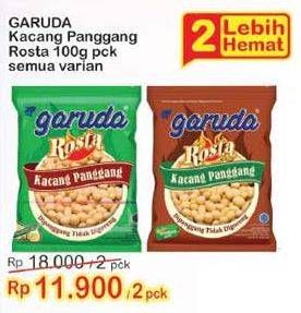 Promo Harga GARUDA Rosta Kacang Panggang All Variants per 2 pouch 100 gr - Indomaret