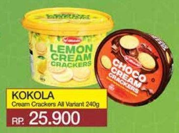 Promo Harga Kokola Cream Crackers All Variants 240 gr - Yogya
