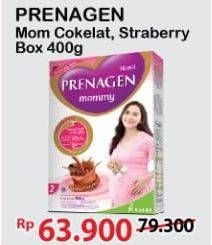 Promo Harga PRENAGEN Mommy Velvety Chocolate, Lovely Strawberry 400 gr - Alfamart