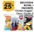 Promo Harga BELFOODS ROYAL/FAVORITE Chicken Nugget 400gr - 500gr  - Giant