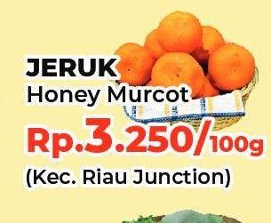 Promo Harga Jeruk Honey Murcot per 100 gr - Yogya