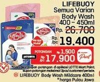 Promo Harga Lifebuoy Body Wash All Variants 400 ml - LotteMart