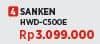 Promo Harga Sanken HWD-C500E Dispenser Duo Gallon  - COURTS