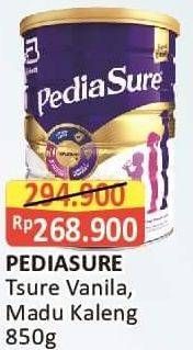 Promo Harga PEDIASURE Complete Triplesure Madu, Vanila 850 gr - Alfamart