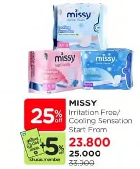 Promo Harga Missy  - Watsons