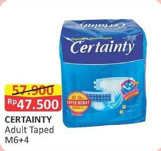 Promo Harga Certainty Adult Diapers M10  - Alfamart